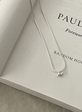 小樱桃项链女水果锁骨链钛钢吊坠