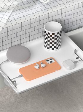 Bedside Shelf for Bed床边置物架夹床边手机置物托盘床头收纳架