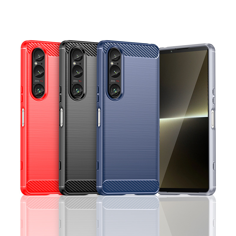 for Sony Xperia10 VI Case Cover Amaozn 适用索尼1VI手机壳Xperia10VI保护套1 VII软硅胶拉丝防摔全包保护