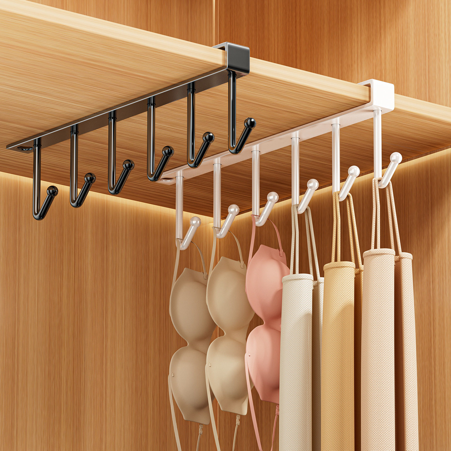 内衣挂架吊带衣架一钩多挂多功能家用宿舍衣柜背心内裤收纳挂钩架,家装主材,挂钩/挂衣钩,淘宝优惠券,粉丝福利购,淘宝优惠卷