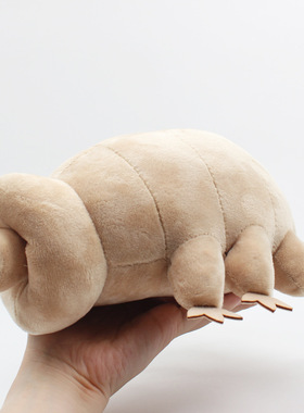 深海最强生物玩偶水熊虫公仔仿真虫子Tardigrade毛绒玩具超丑娃娃