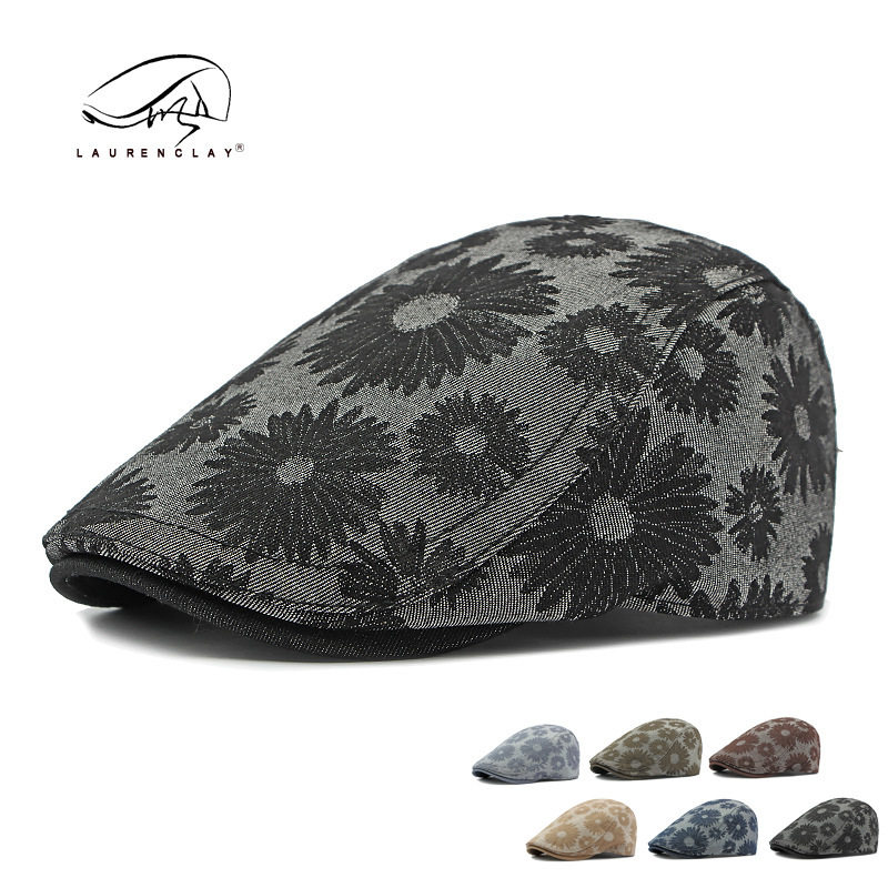 韩版时尚小雏菊印花贝雷帽女英伦复古可反戴鸭舌帽休闲前进帽潮,服饰配件/皮带/帽子/围巾,帽子,淘宝优惠券,粉丝福利购,淘宝优惠卷