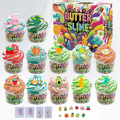 12pcs24色以上黄油泥亚马逊