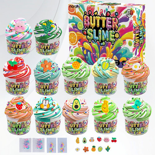 12pcs24色以上黄油泥亚马逊