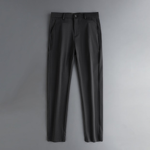 200斤胖子加大码夏季薄款商务休闲裤男修身显瘦弹力小脚长裤40码