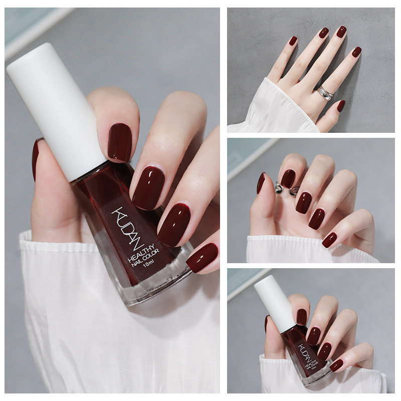 指甲油新款 可撕拉指甲油免烤水性无异味亮油透明指甲油
