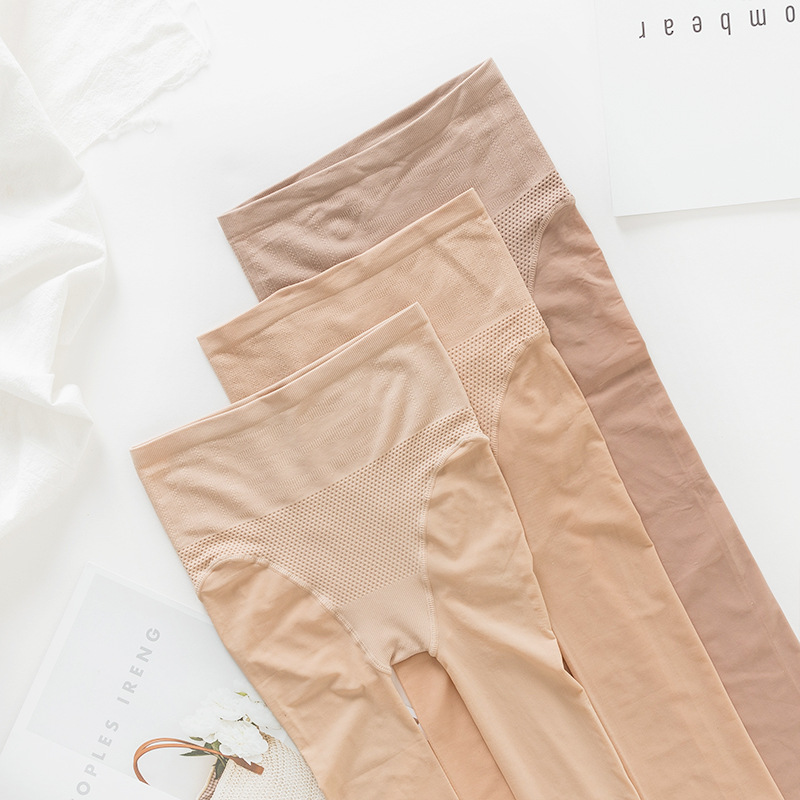 钢丝袜女薄款连裤袜春季防勾丝肤色光腿神器春秋款连脚肉色打底裤