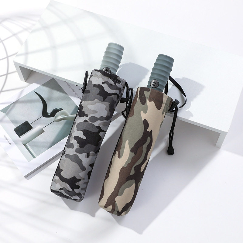 PARACHASE迷防风双层全彩自动伞超大号抗风115cm双人森系折叠雨伞