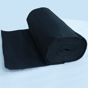 黑色活炭纤维毯 活性炭过滤棉 活性过滤空气过滤棉工业废气处理