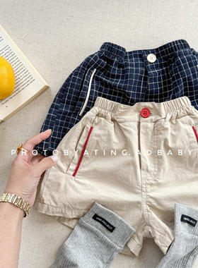 17th second短裤夏季韩版男女宝宝洋气休闲裤宝宝宽松童装裤子