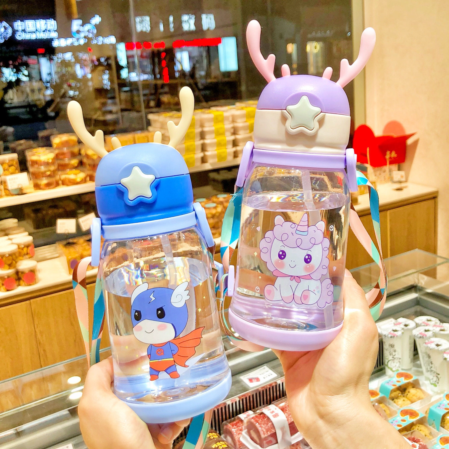 600ml大容量杯子简约儿童可水杯
