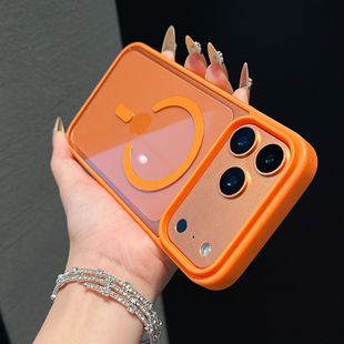 Magsafe磁吸手机壳magesafe透明megsafe大孔磨砂macsafe适用苹果17air16E15promax14plus13mini12xs11xr7 8se