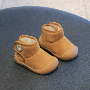 雪地靴儿童加绒加厚1一3岁男女小童保暖抗寒棉靴子防滑婴儿学步鞋