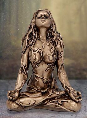 Gaia 迷你大地之母盖亚树脂工艺品摆件 家居装饰小摆件