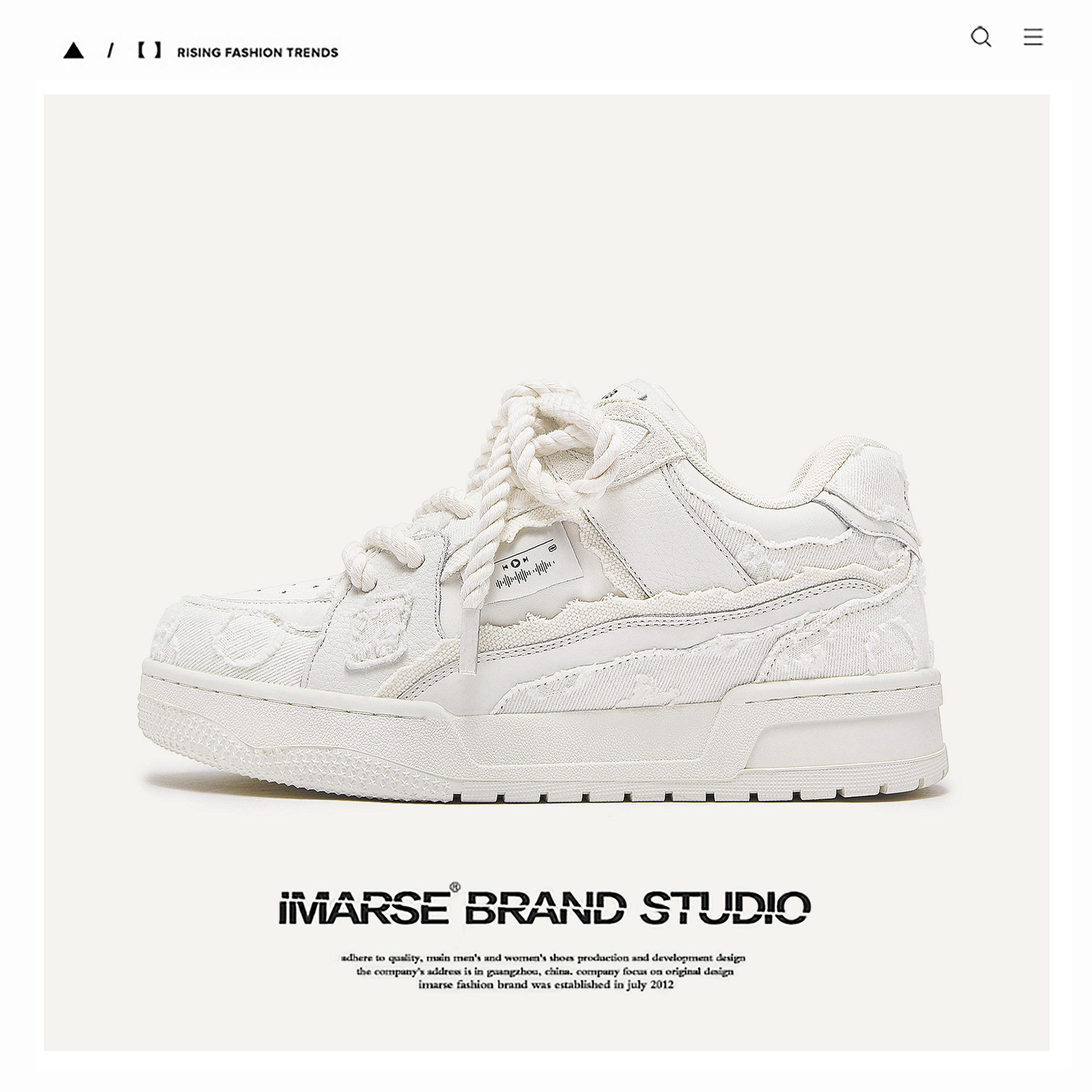 MQMS2025冬季破坏美学街头风小白鞋厚底增高面包鞋休闲板鞋男女鞋