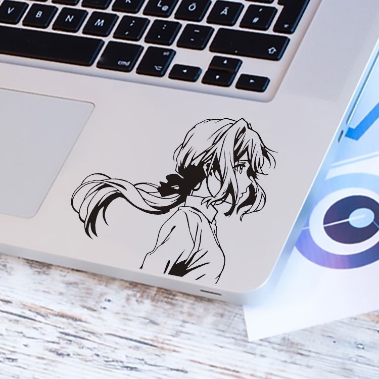 动漫二次元薇尔莉特紫罗兰永恒花园3d立体金属贴纸手机电脑装饰贴