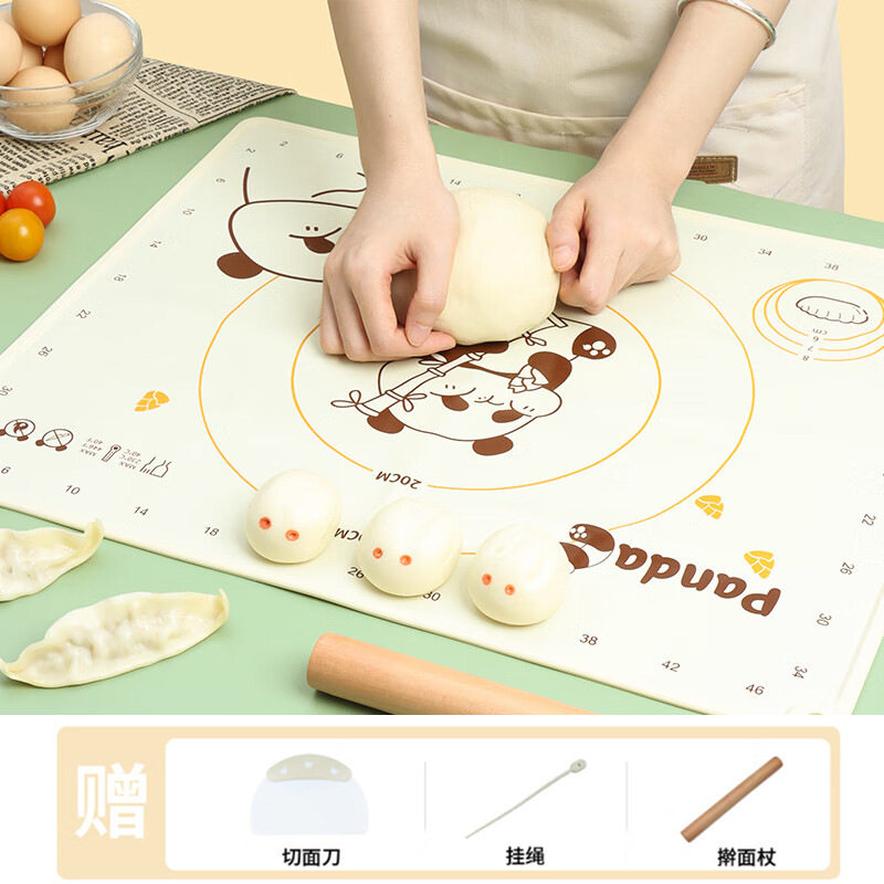 硅胶揉面垫食品级擀面垫40*50CM 和面板烘焙案板超大升级加厚,厨房/烹饪用具,揉面垫,淘宝优惠券,粉丝福利购,淘宝优惠卷