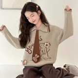 单件毛衣+加绒条绒裤子