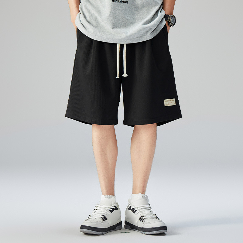 加肥大码大码短裤士夏季冰氧透气胖子佬加加大宽松运动五分裤