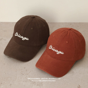 惠州市胡茬实业有限公司秋冬棒球帽女韩系字母刺绣鸭舌帽软顶帽子