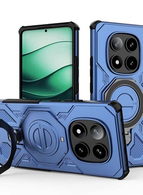 适用红米note14ProPlus二合一Turbo4防摔手机壳K80Ultra铠甲小米poco X7旋转支架壳14C车载磁吸F7保护套