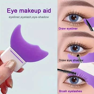 Eyeliner  Eyelash Auxiliary Tool with Lower Crescent Shutter
