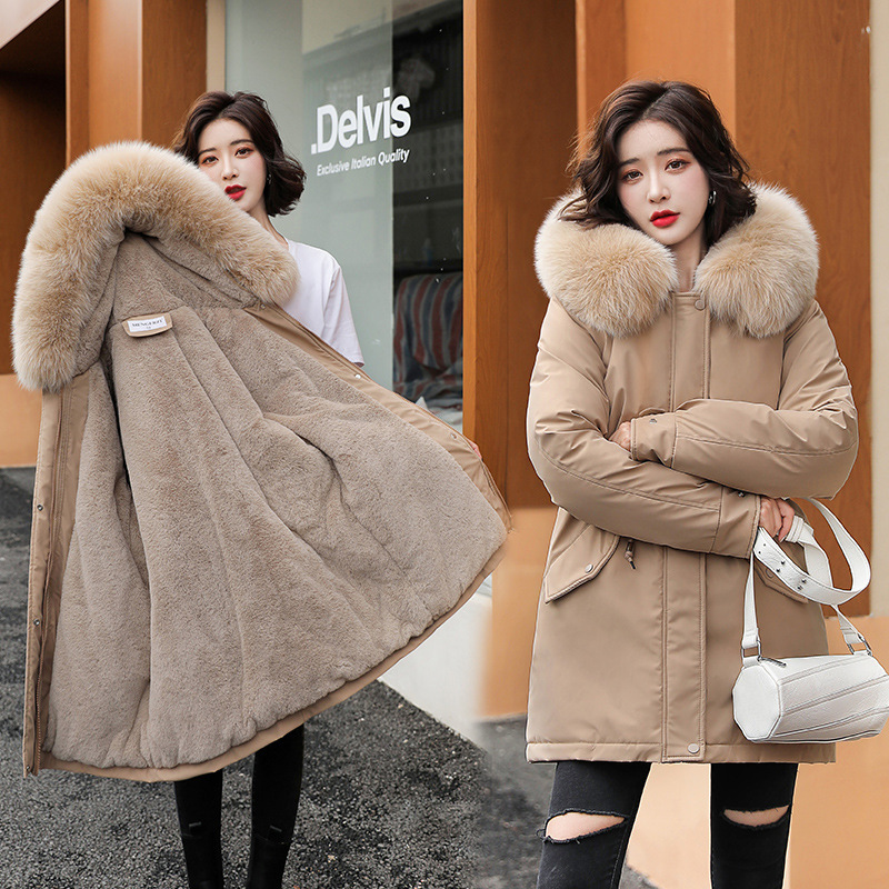Women Coat Winter Cotton Down jacket Warm Ladies Plus Size