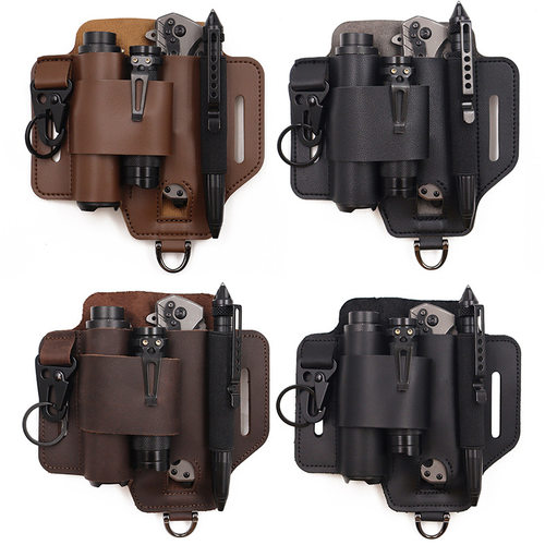 Outdoor EDC Tactical Waist Pack, Knife Sheath Tool Organizer