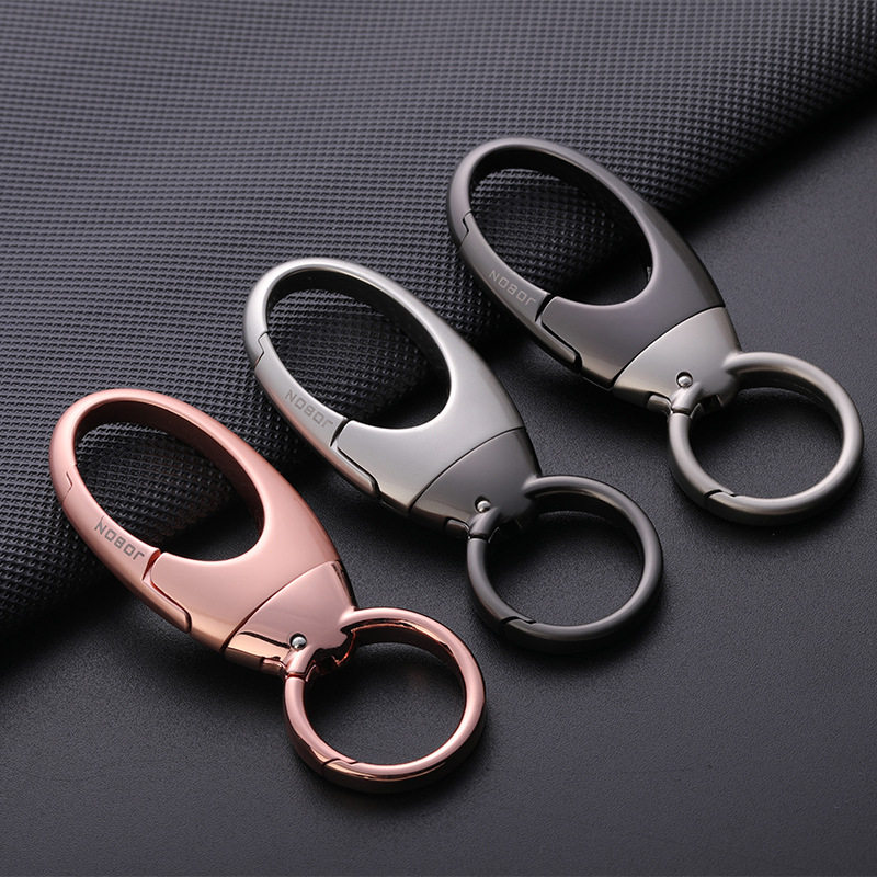 jobon正品中邦金色商务钥匙扣 女士个性创意简易活动挂扣钥匙环圈