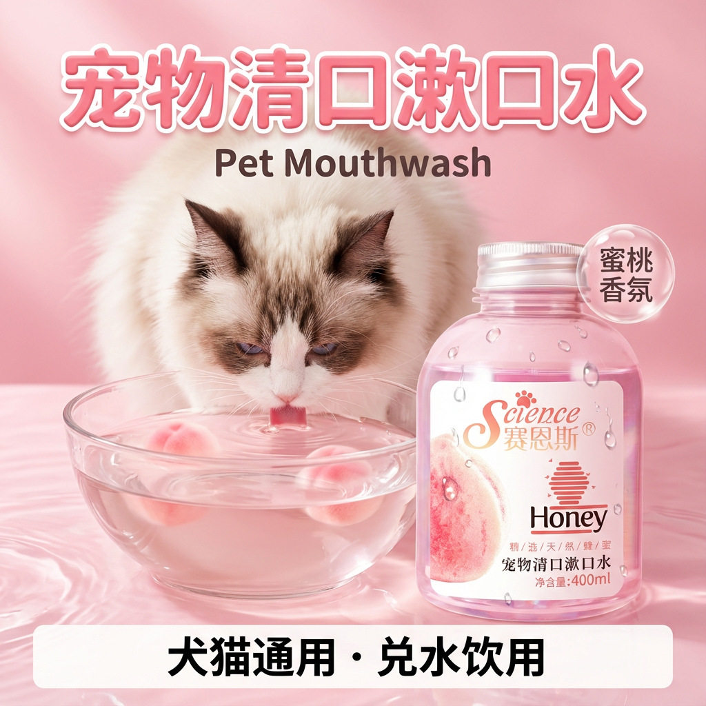 宠物狗狗漱口水除口臭可食用猫咪口腔清洁饮用洁牙洁齿水80ml