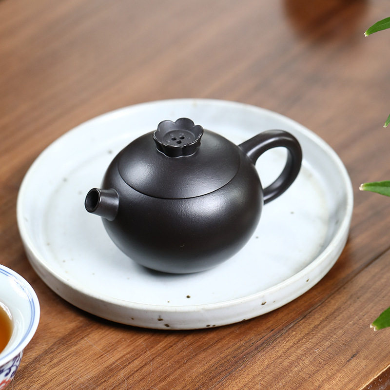 石榴壶宜兴紫砂壶朱泥捂灰还原烧炮嘴西施泡茶壶仿生器工夫茶具