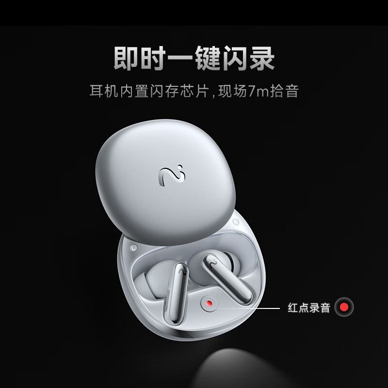 科大讯飞录音降噪会议耳机iFLYBUDS Pro2蓝牙耳机 无线降噪入耳式