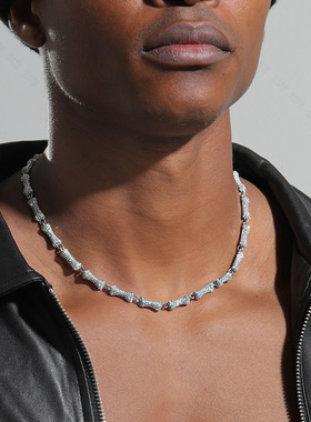 骨头项链KAKA金色男女