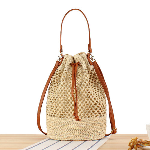 Minimalist stylish woven beach women's bag niche versatile c