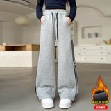 灰色加绒裤