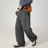 春季廓形宽松工装伞兵裤侧边口袋机能运动长裤OK2497-P45控78，男装工装外套，电商A362