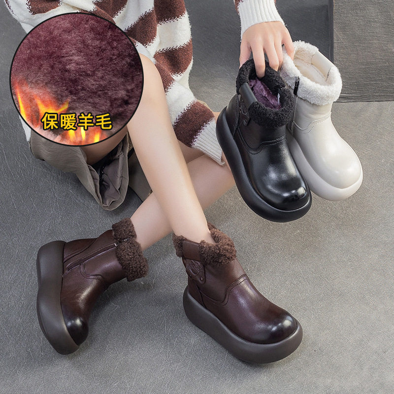 2025雪地靴杰骤软底防滑冬季