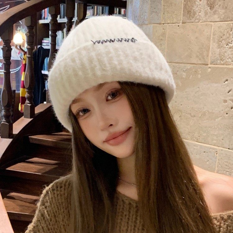 简约针织毛线帽子女2025新款秋冬保暖显脸小情侣堆堆帽宽松包头帽,服饰配件/皮带/帽子/围巾,帽子,淘宝优惠券,粉丝福利购,淘宝优惠卷