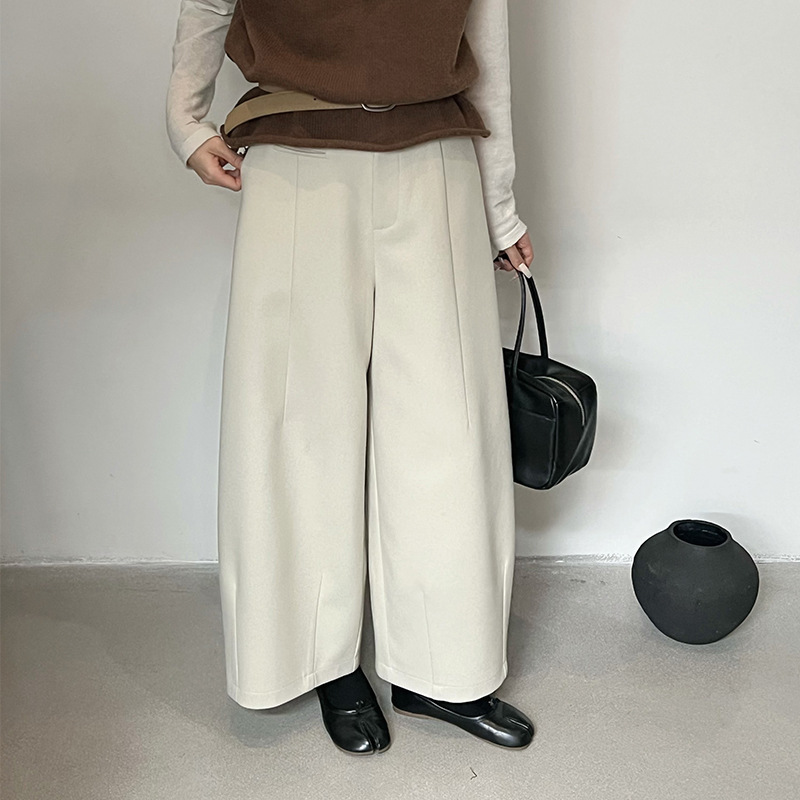 GN通勤高腰九分裤休闲裤