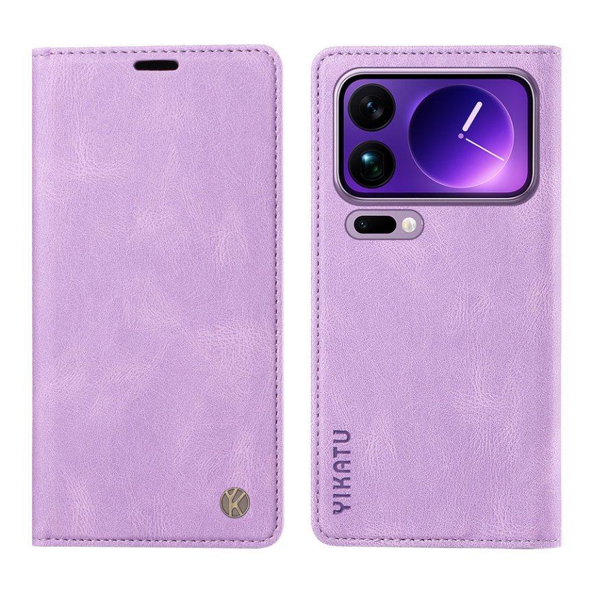 适用小米17ProMax手机壳15T肤感插卡皮套MI14钱夹手机套13ultra 12Lite肤感保护套POCO X7 Pro磁吸翻盖皮壳