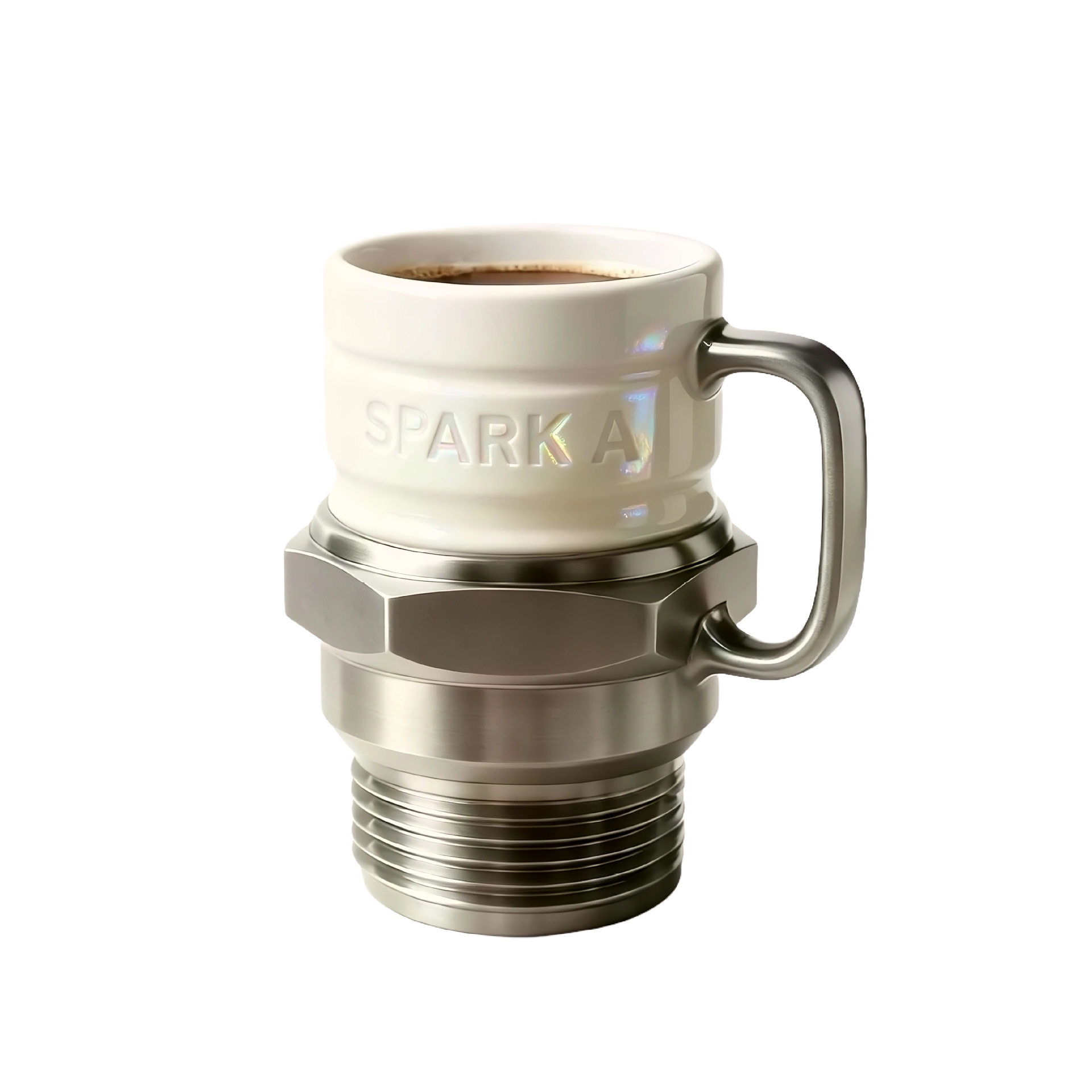 个性化水杯SparkPlugMug火花塞马克杯公室陶瓷杯机械风创意陶瓷杯