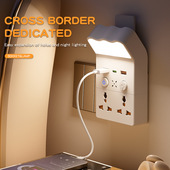 面板转换插座多功能美规英规扩展排插遥控灯欧标万用孔USB TypeC