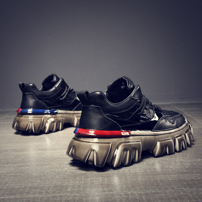 轻奢鞋2026夏季透气时尚休闲鞋款淋胶鞋士品质潮鞋厚底