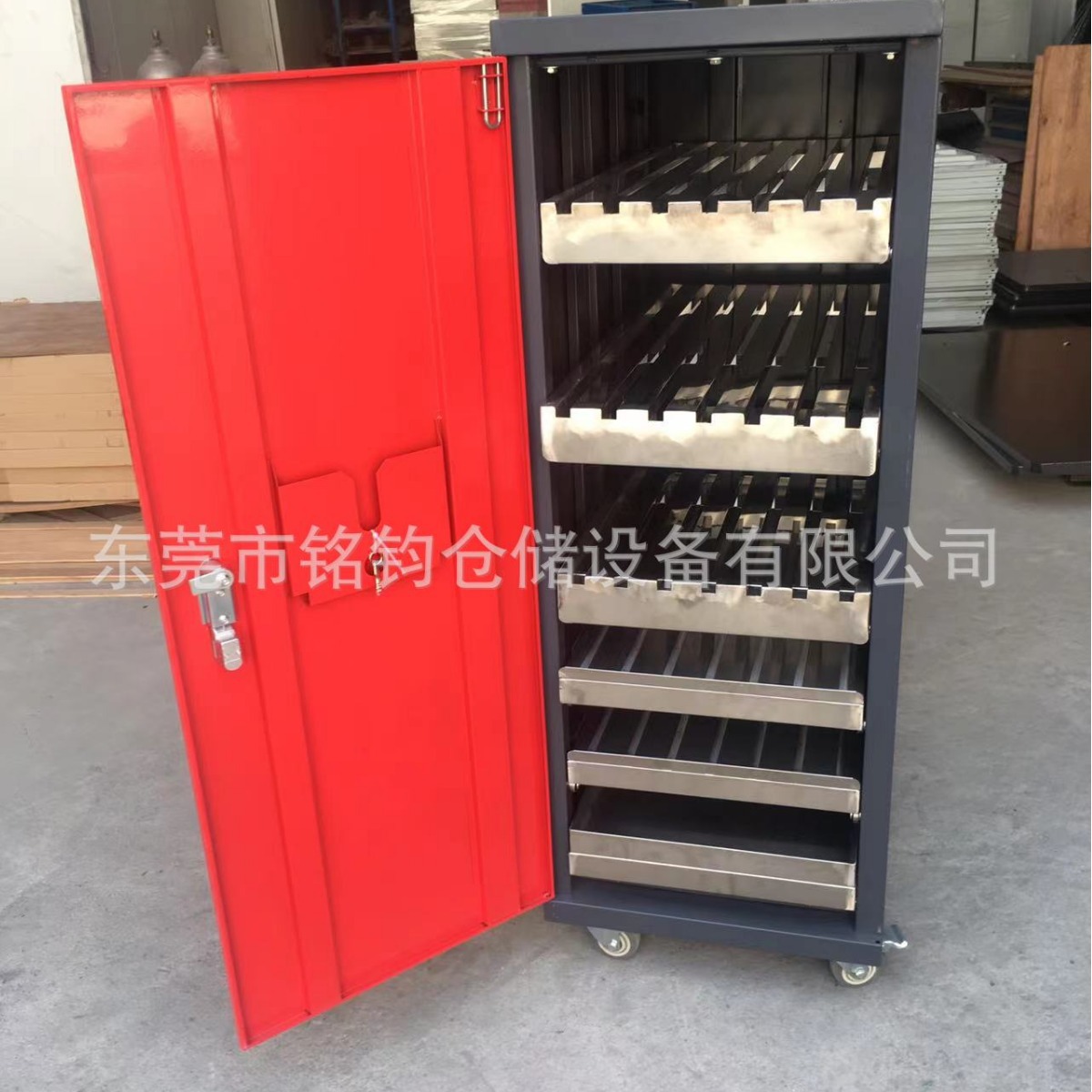mold cabinet上下模存放管理柜柜折弯模具柜移动式钣金柜不锈钢