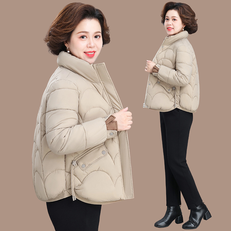 棉服外套妈妈小个子2025年冬季