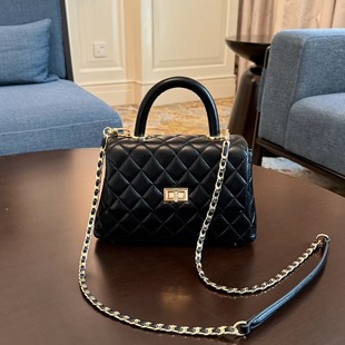 品牌轻奢小香风菱格链条包气质手提包女包小众斜挎包时尚肩包