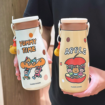 TUNEEGOODS系列卡通便携保温杯316不不锈钢独立公仔大容量饮水杯