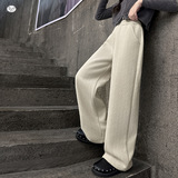 女童2025年冬季新款韩版亮丝加绒裤子女大童户外保暖亮闪阔腿裤潮，童装裤子，祺儿童装