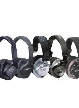 ROLAND罗兰耳机 RH5/RH200S/RH300V电鼓电钢人声监听耳机乐器