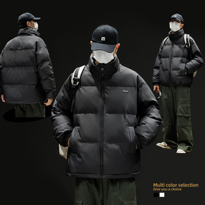 秋冬新款立领宽松潮流外套简约百搭面包服L5110-P95控148图片